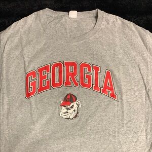Gray Georgia Bulldogs T-Shirt